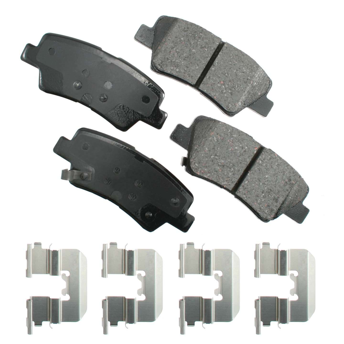 akebono proact disc brake pad set  frsport act1445