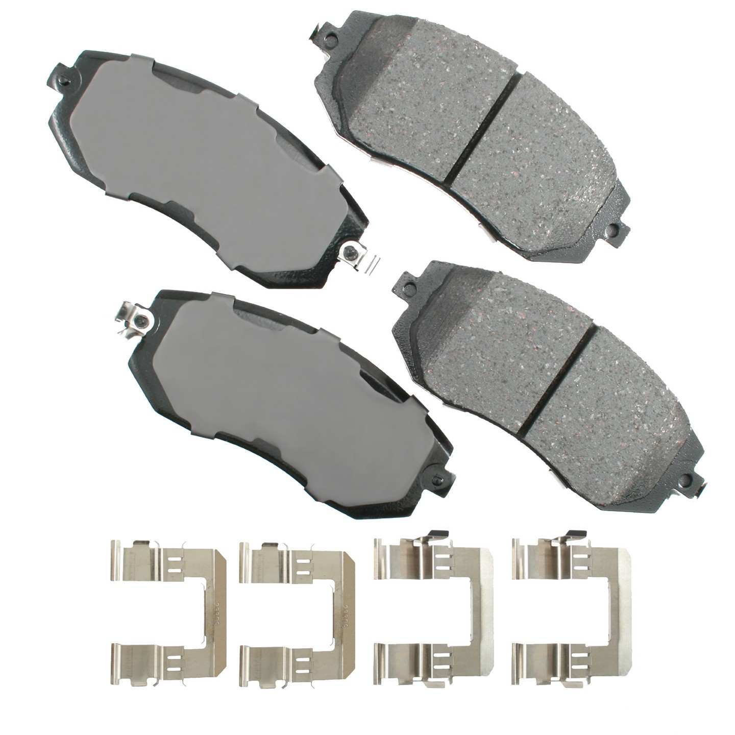 akebono proact disc brake pad set  frsport act1539