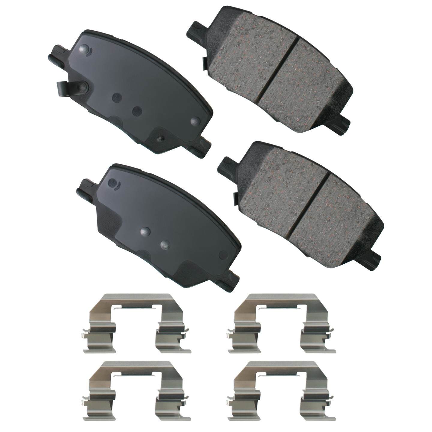 Akebono ProACT Disc Brake Pad Set  top view frsport ACT1811