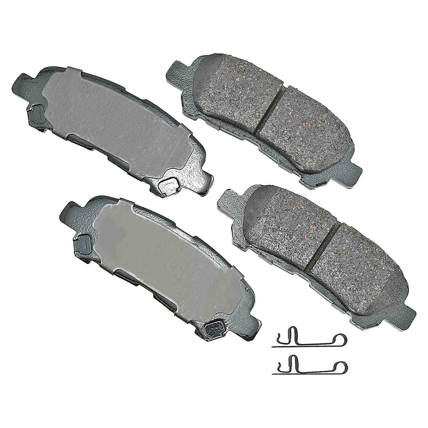 akebono proact disc brake pad set  frsport act325