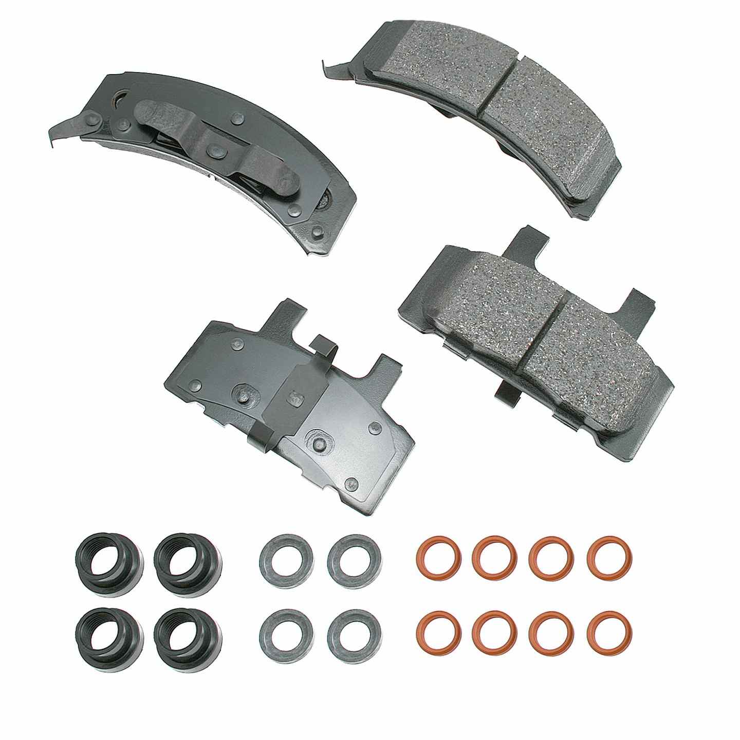 akebono proact disc brake pad set  frsport act369