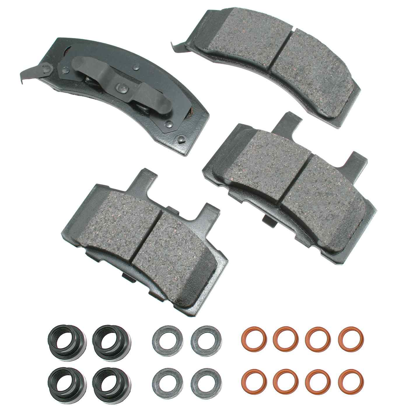 akebono proact disc brake pad set  frsport act370