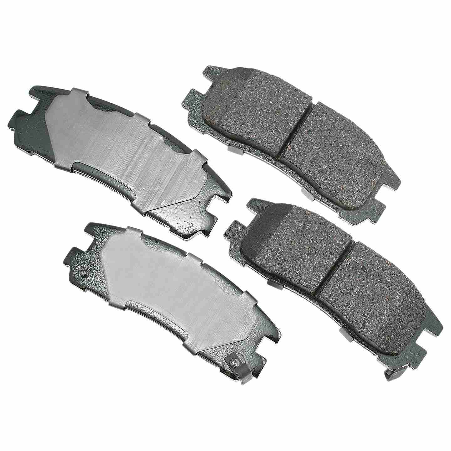 akebono proact disc brake pad set  frsport act383