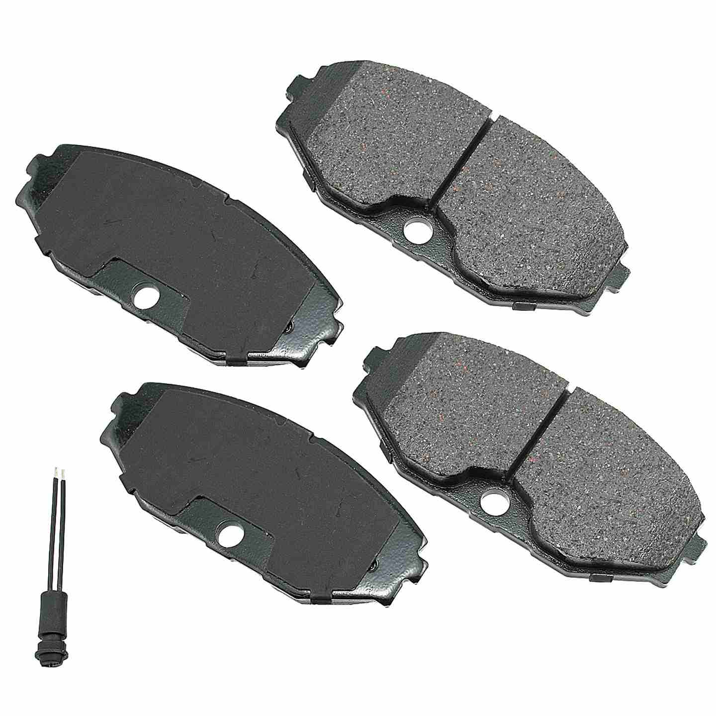 akebono proact disc brake pad set  frsport act486