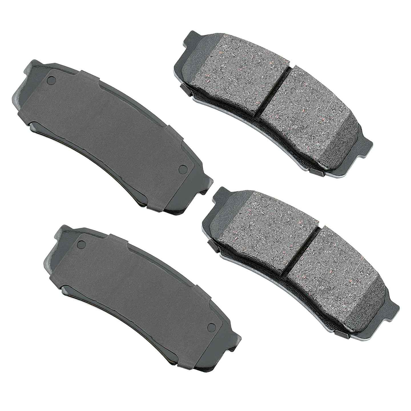 Akebono ProACT Disc Brake Pad Set  top view frsport ACT606