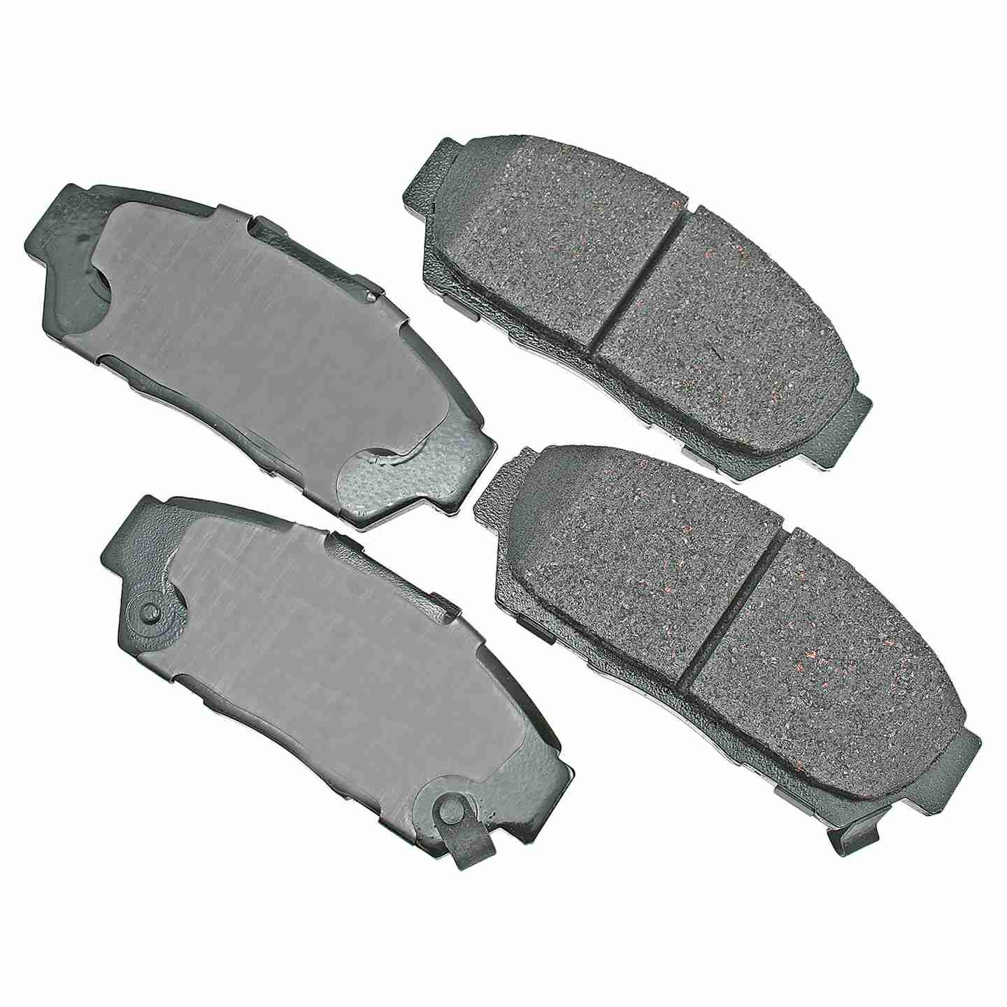 akebono proact disc brake pad set  frsport act617