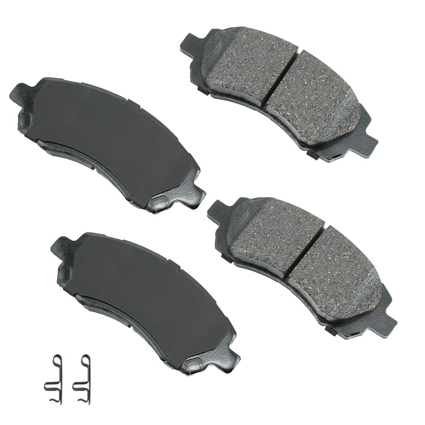 akebono proact disc brake pad set  frsport act722