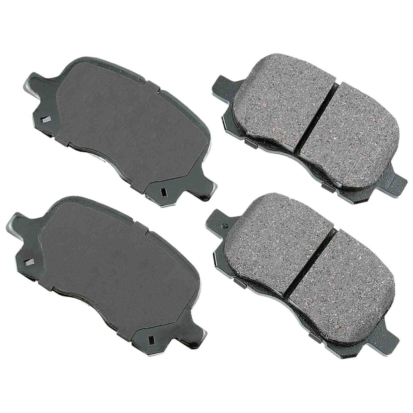 akebono proact disc brake pad set  frsport act741