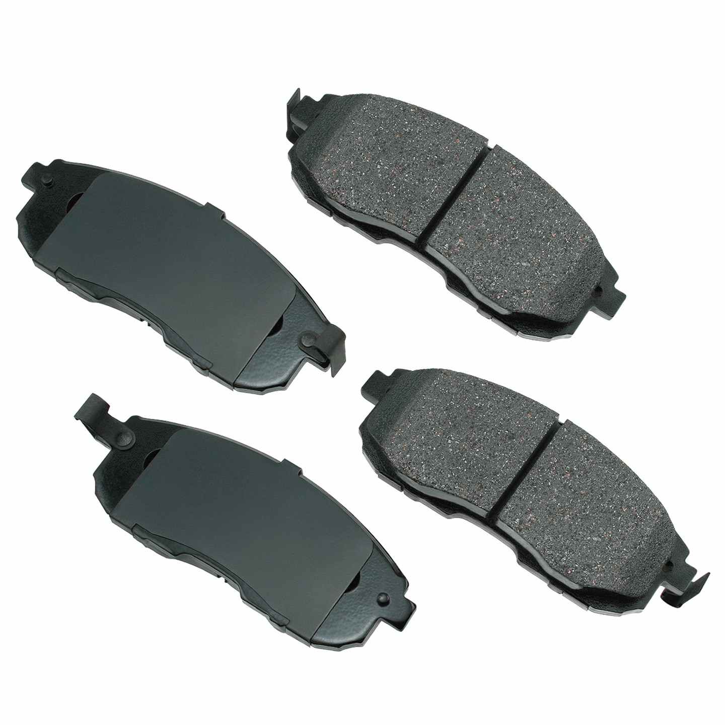 akebono proact disc brake pad set  frsport act815