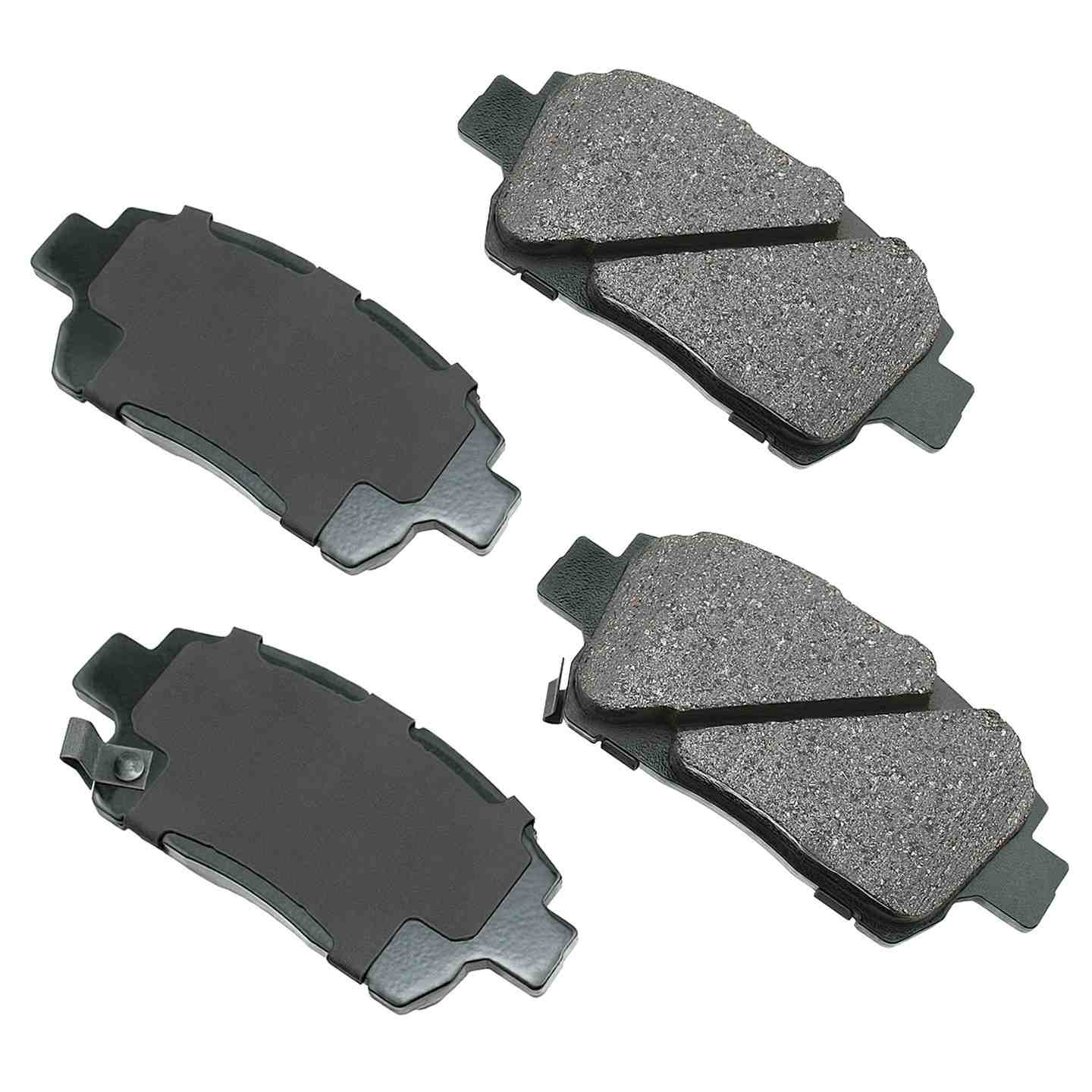 akebono proact disc brake pad set  frsport act822