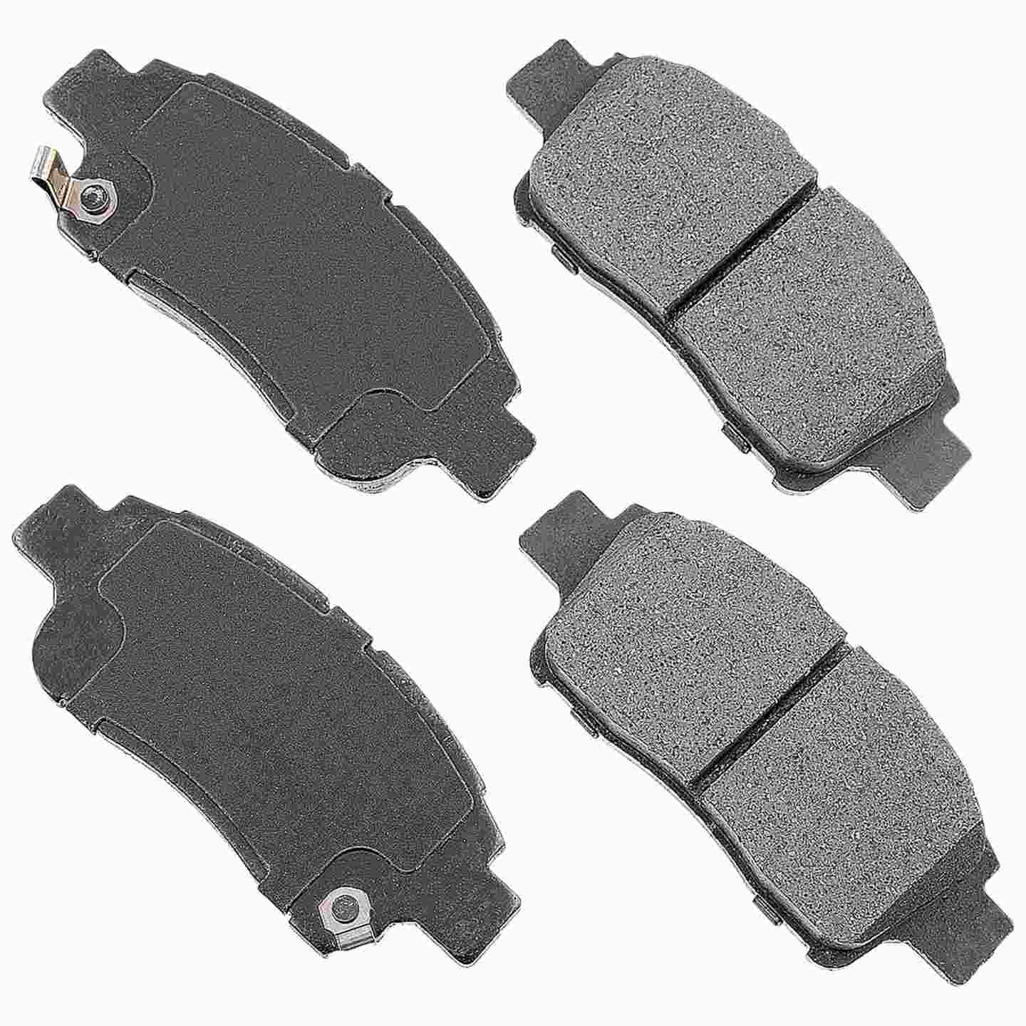 Akebono ProACT Disc Brake Pad Set  top view frsport ACT831