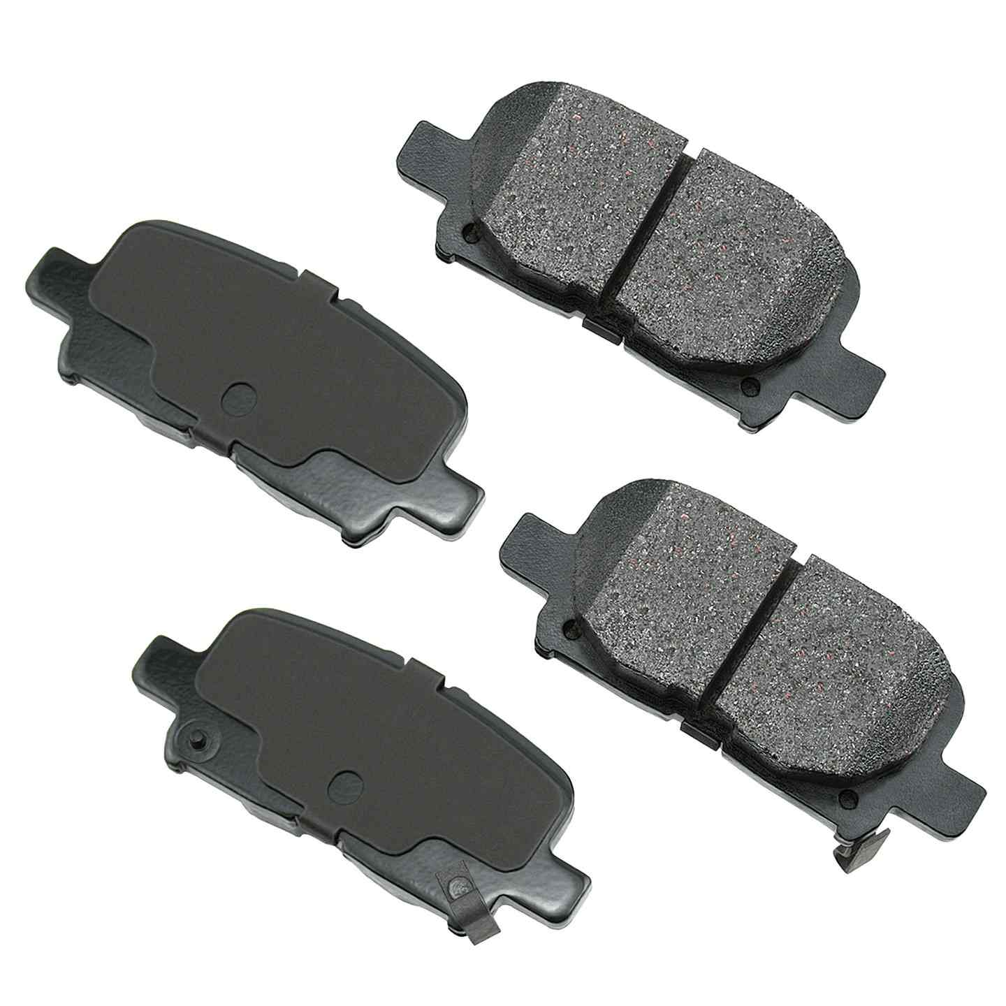 Akebono ProACT Disc Brake Pad Set  top view frsport ACT865