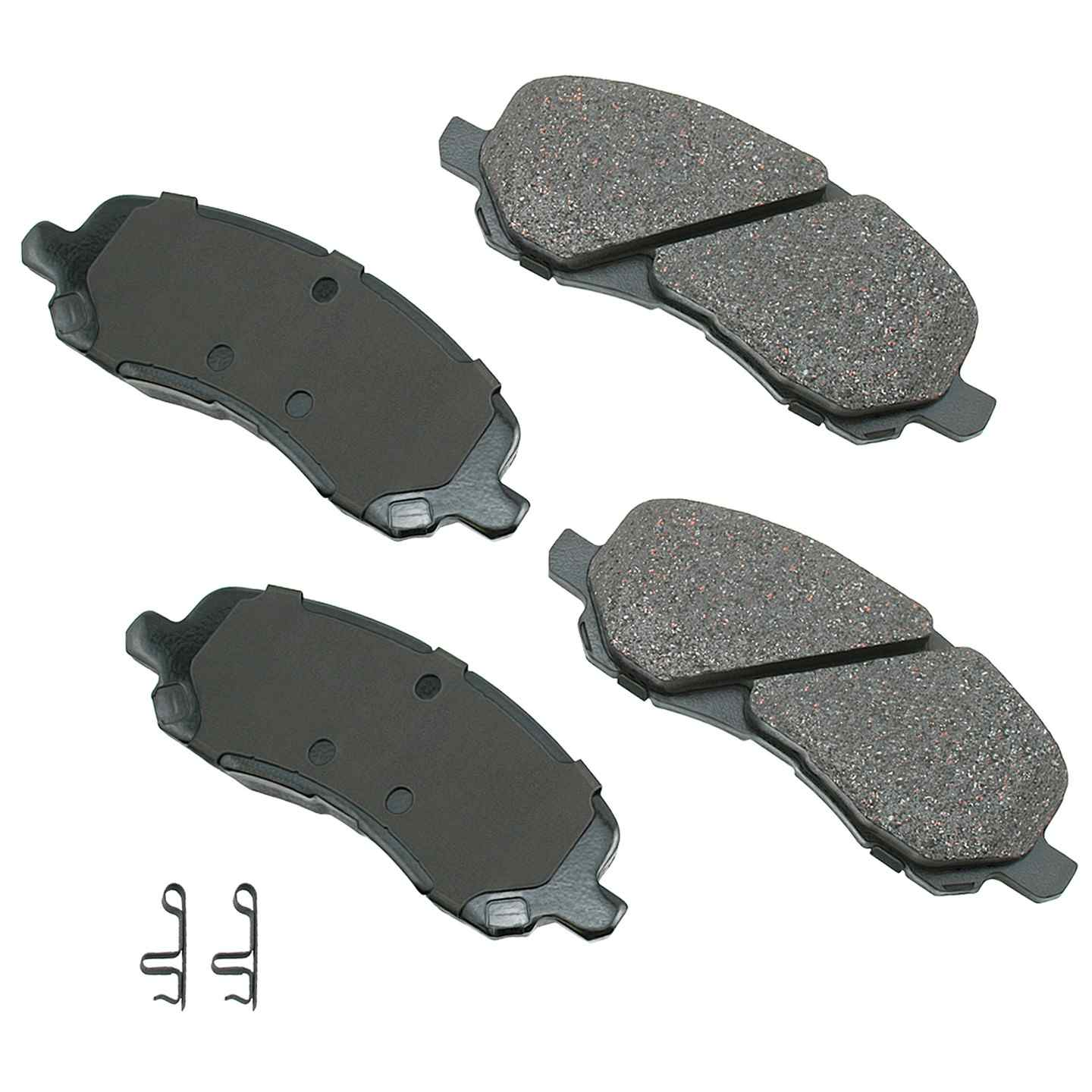 Akebono ProACT Disc Brake Pad Set  top view frsport ACT866