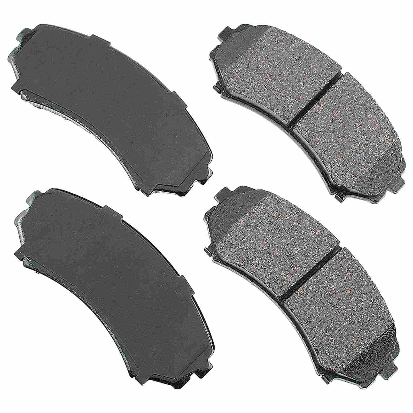 akebono proact disc brake pad set  frsport act867