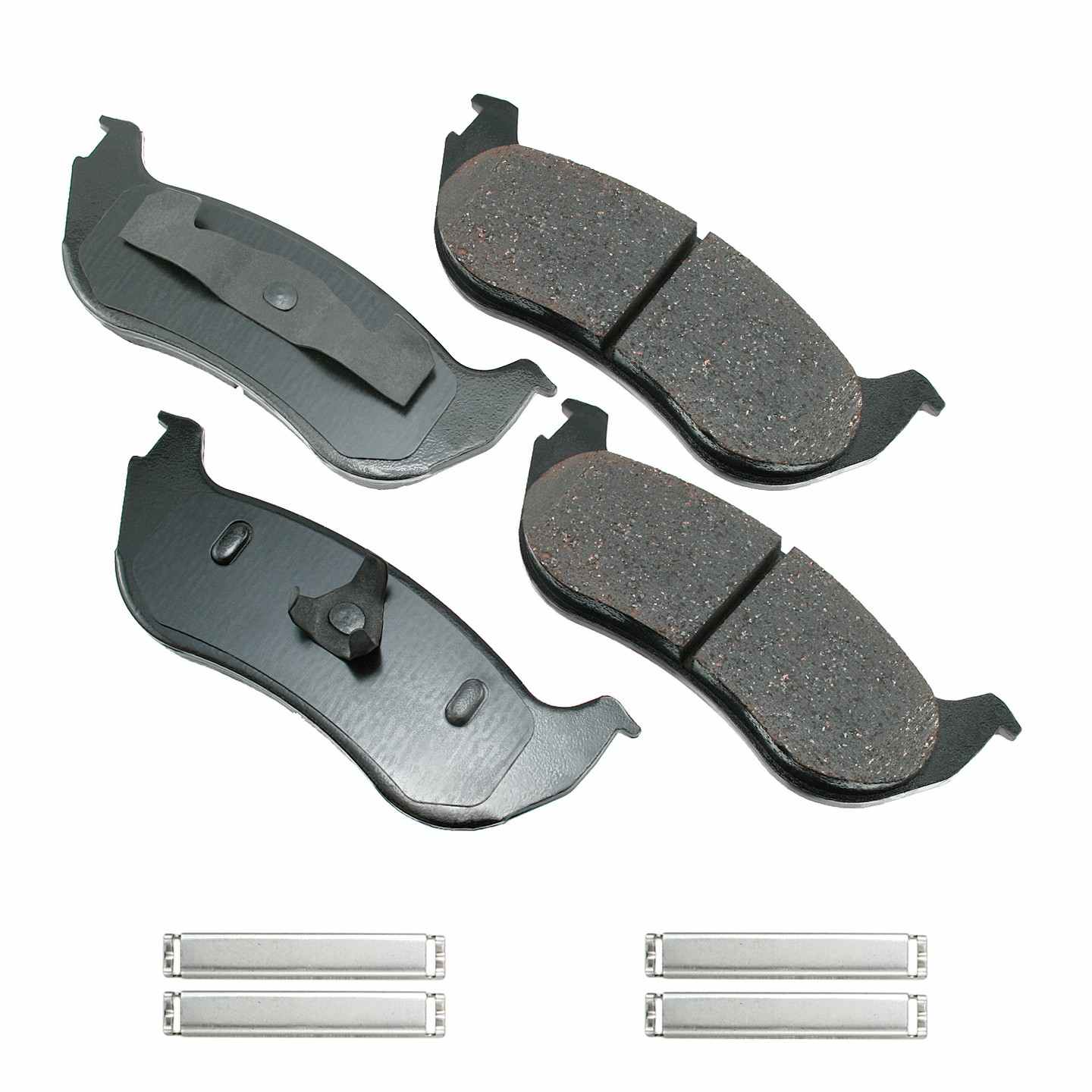 akebono proact disc brake pad set  frsport act881