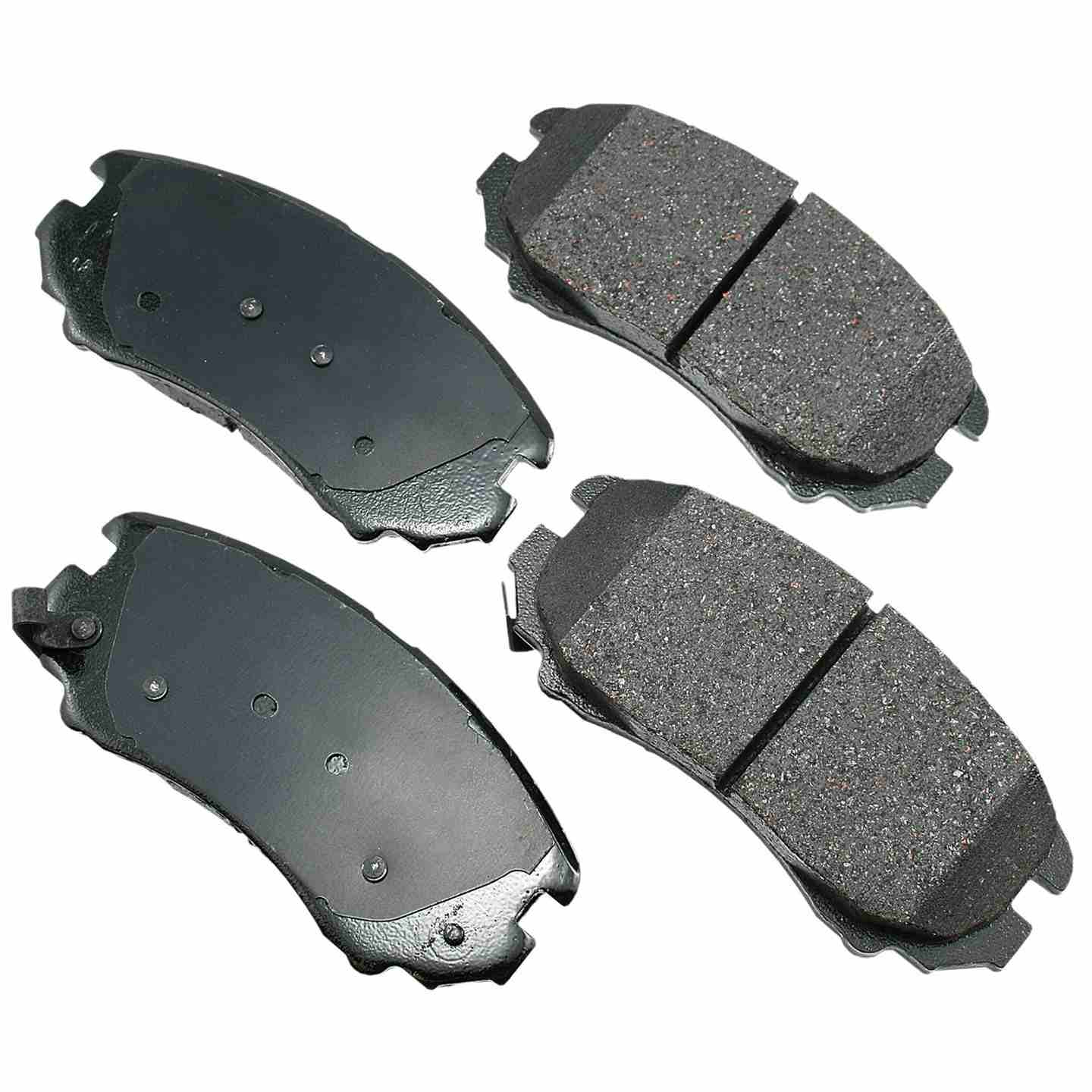 Akebono ProACT Disc Brake Pad Set  top view frsport ACT924