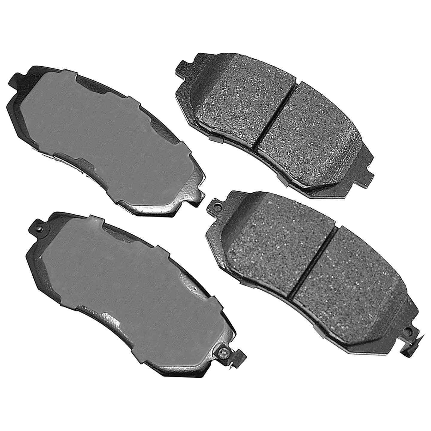 Akebono ProACT Disc Brake Pad Set  top view frsport ACT929