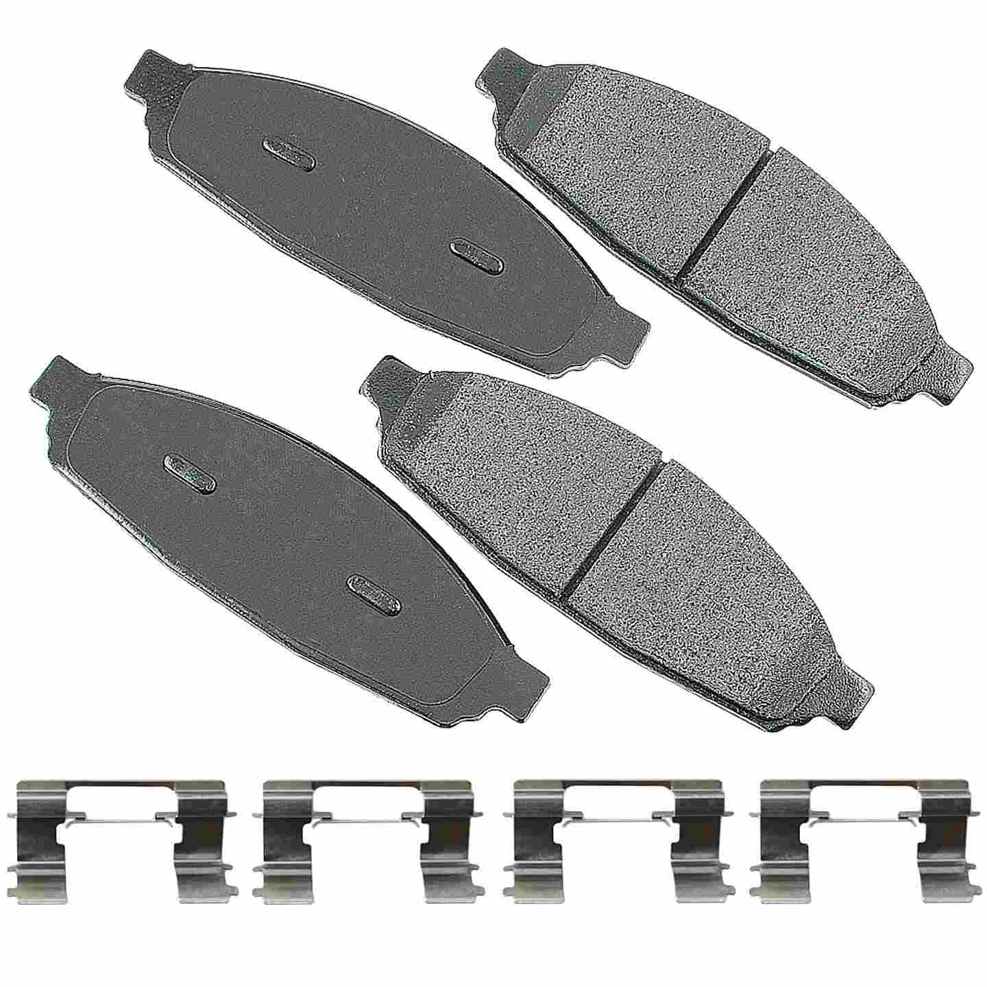 akebono proact disc brake pad set  frsport act931