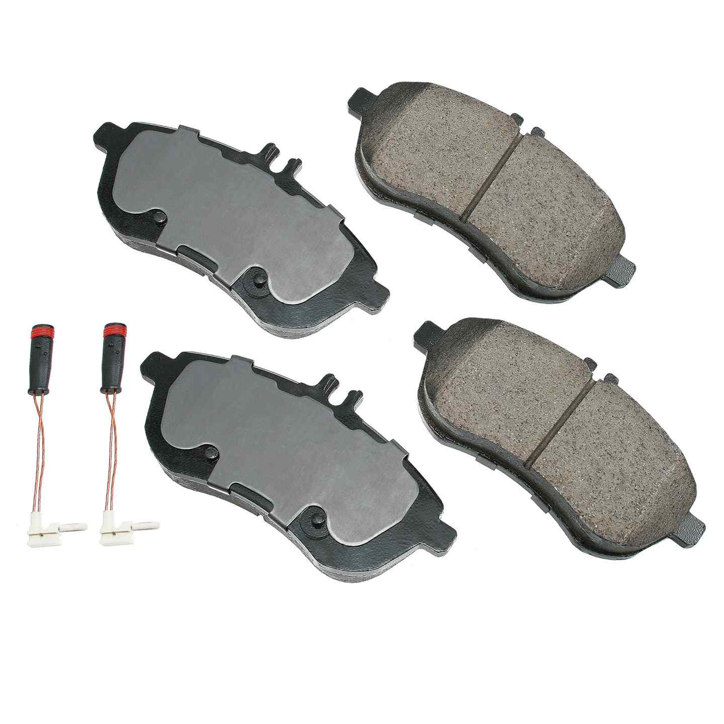 Akebono EURO Disc Brake Pad Set  top view frsport EUR1340