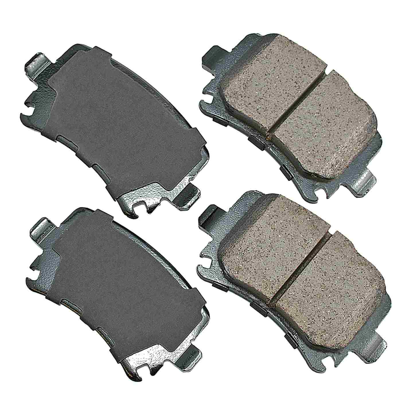 Akebono EURO Disc Brake Pad Set  top view frsport EUR1348