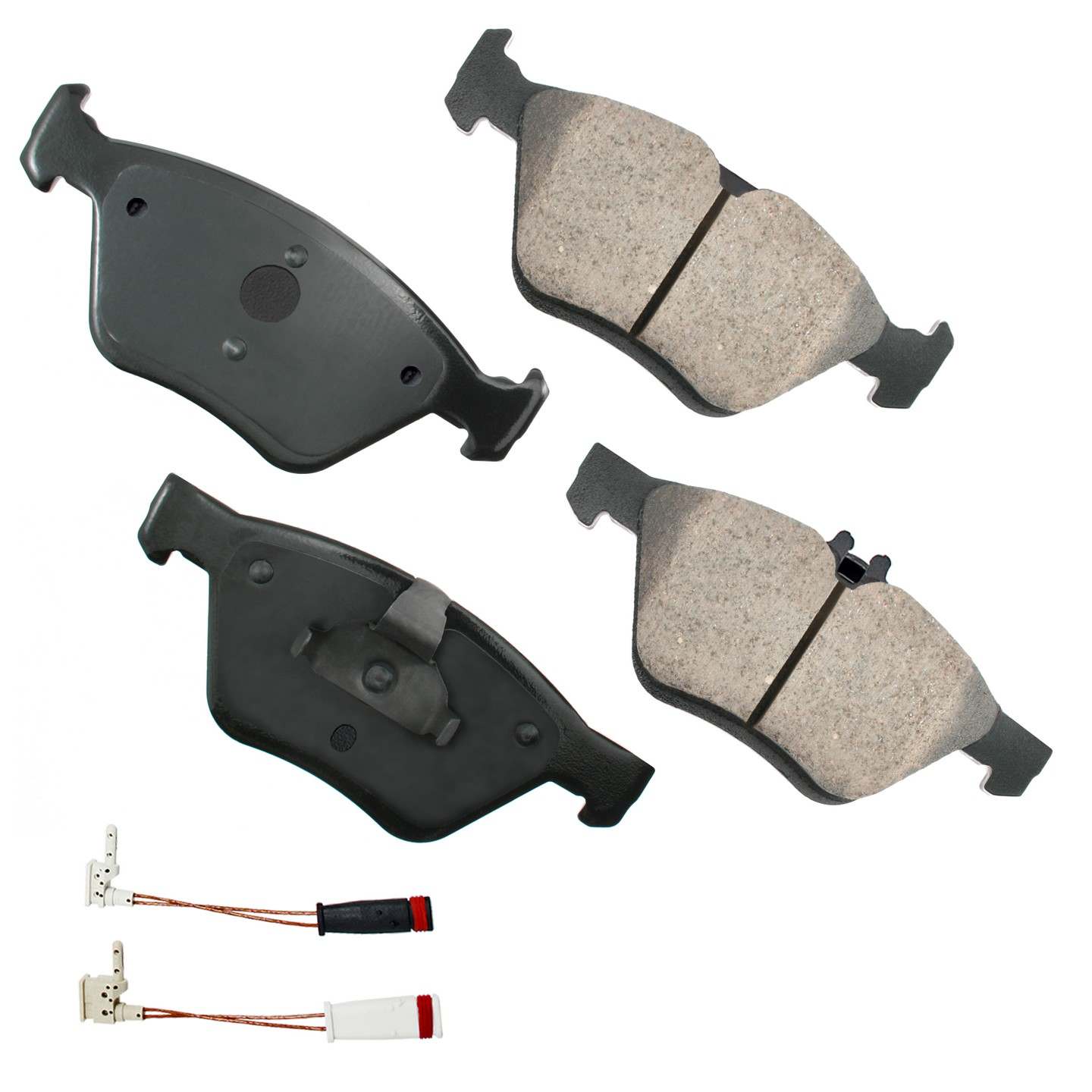 akebono euro disc brake pad set  frsport eur853a