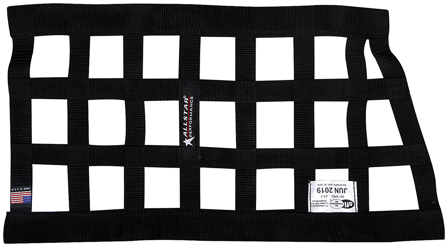Allstar Performance Window Net Border Style Funny Car Black SFI ALL10291