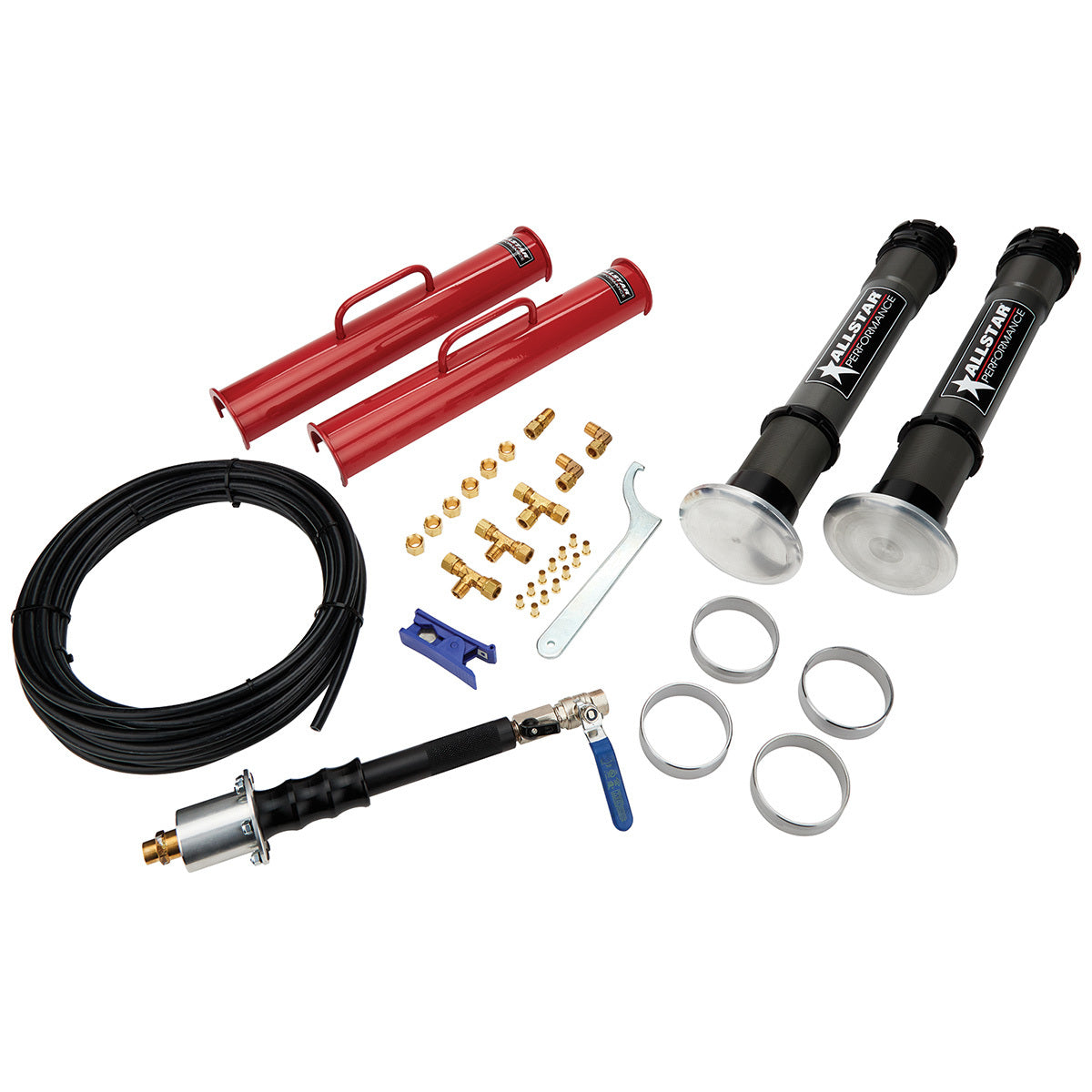 Allstar Performance Air Jack Complete Kit 2pcs 15.25in w/Dirt Foot ALL11303