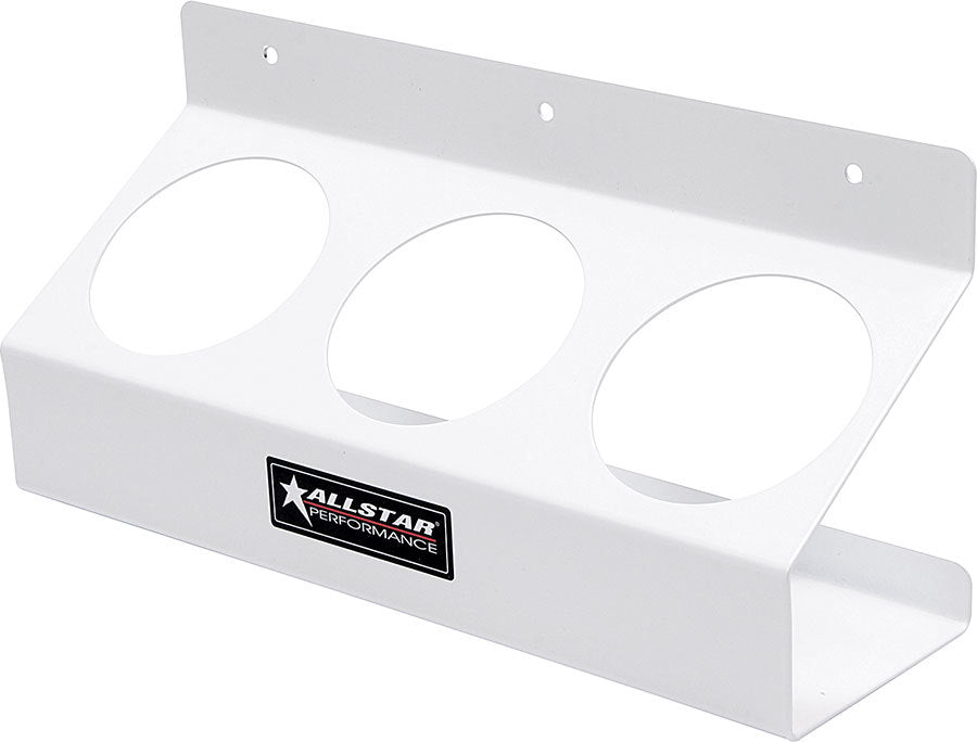 Allstar Performance Aerosol Can Holder White 3 Hole ALL12201