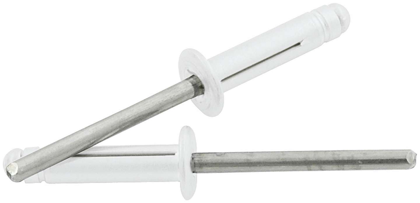 Allstar Performance Md Hd Rivet 250Pk Silver Flange Type St Mandrel ALL18185