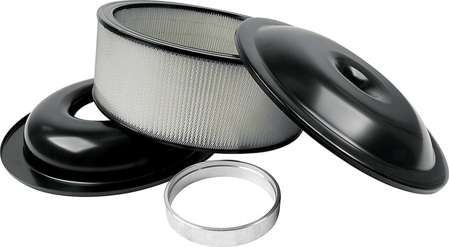 Allstar Performance LW 14in A/C Kit Black 5in Paper Element ALL25917