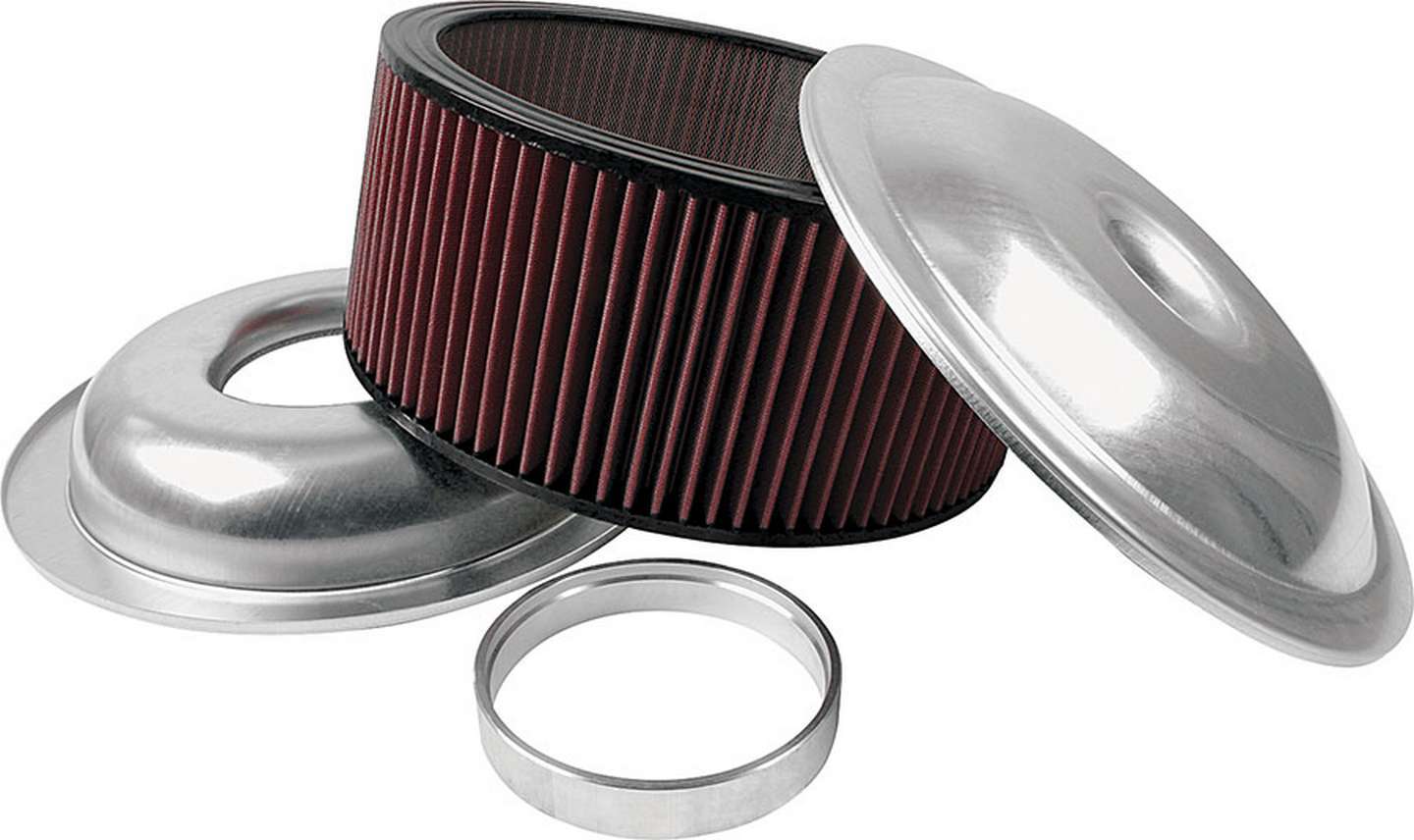 Allstar Performance LW 14in A/C Kit Plain 6in Washable Element ALL25926