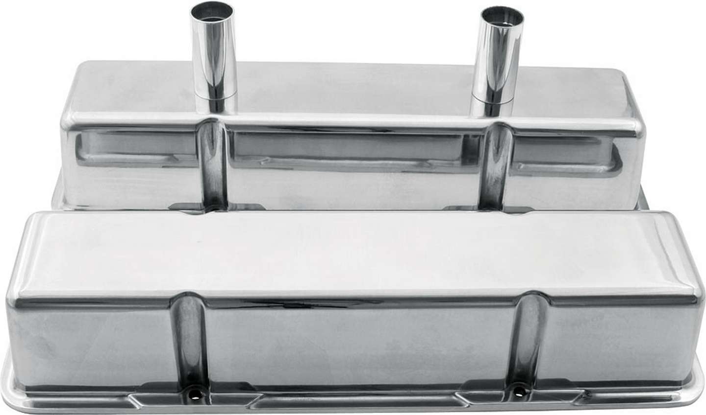 Allstar Performance Valve Covers SBC Alum w/Tubes ALL26139