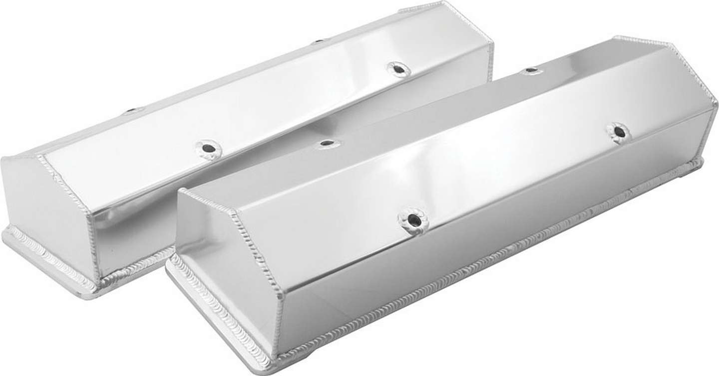 Allstar Performance Valve Covers SBC Fab Aluminum w/o Tubes ALL26170