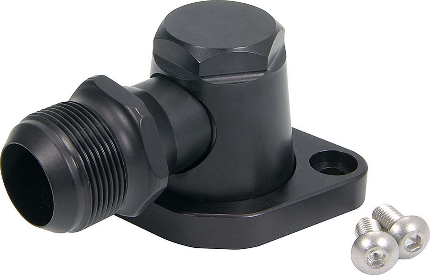 Allstar Performance Billet Water Neck 20AN Black ALL30373