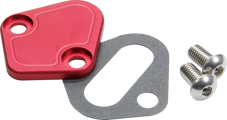 Allstar Performance BBC F/P Block Off Plate Red ALL40305