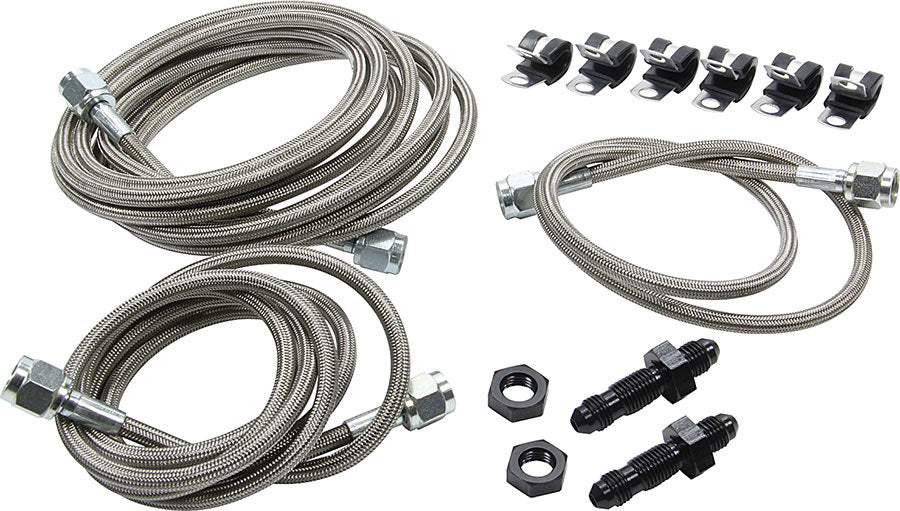 Allstar Performance Front End Brake Line Kit Mod Aftermarket Calipers ALL42061