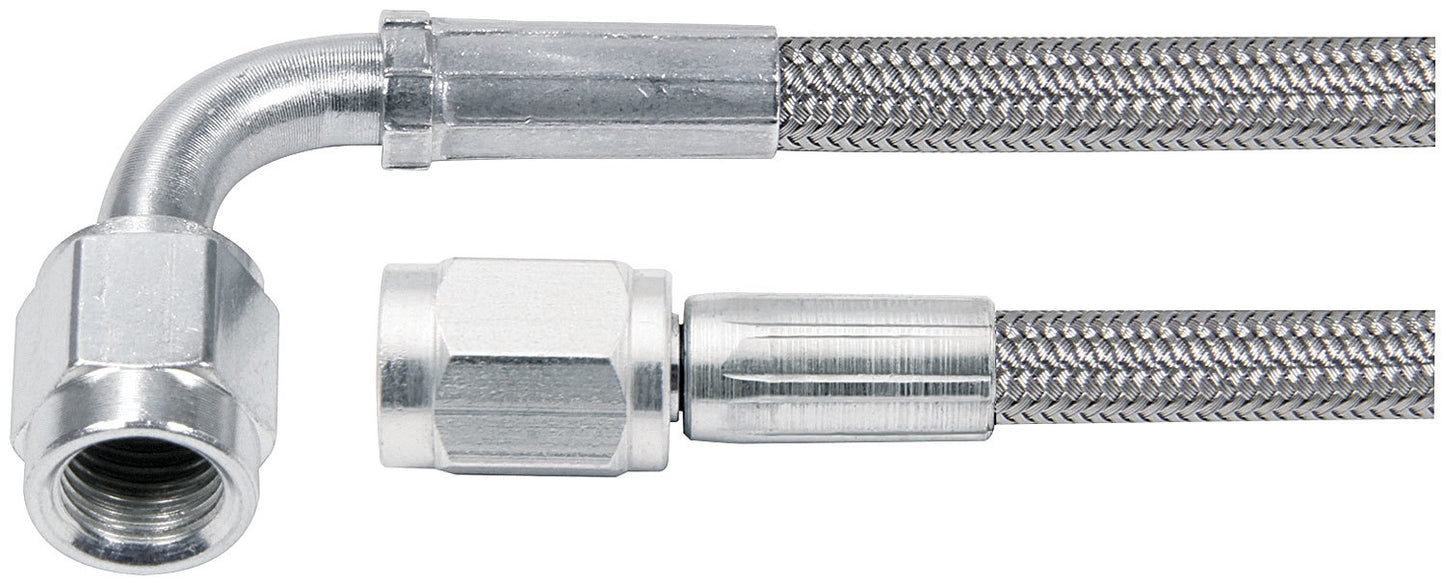 Allstar Performance 14in #3 Line -3 Str/-3 90 Deg Tube Style ALL46304-14