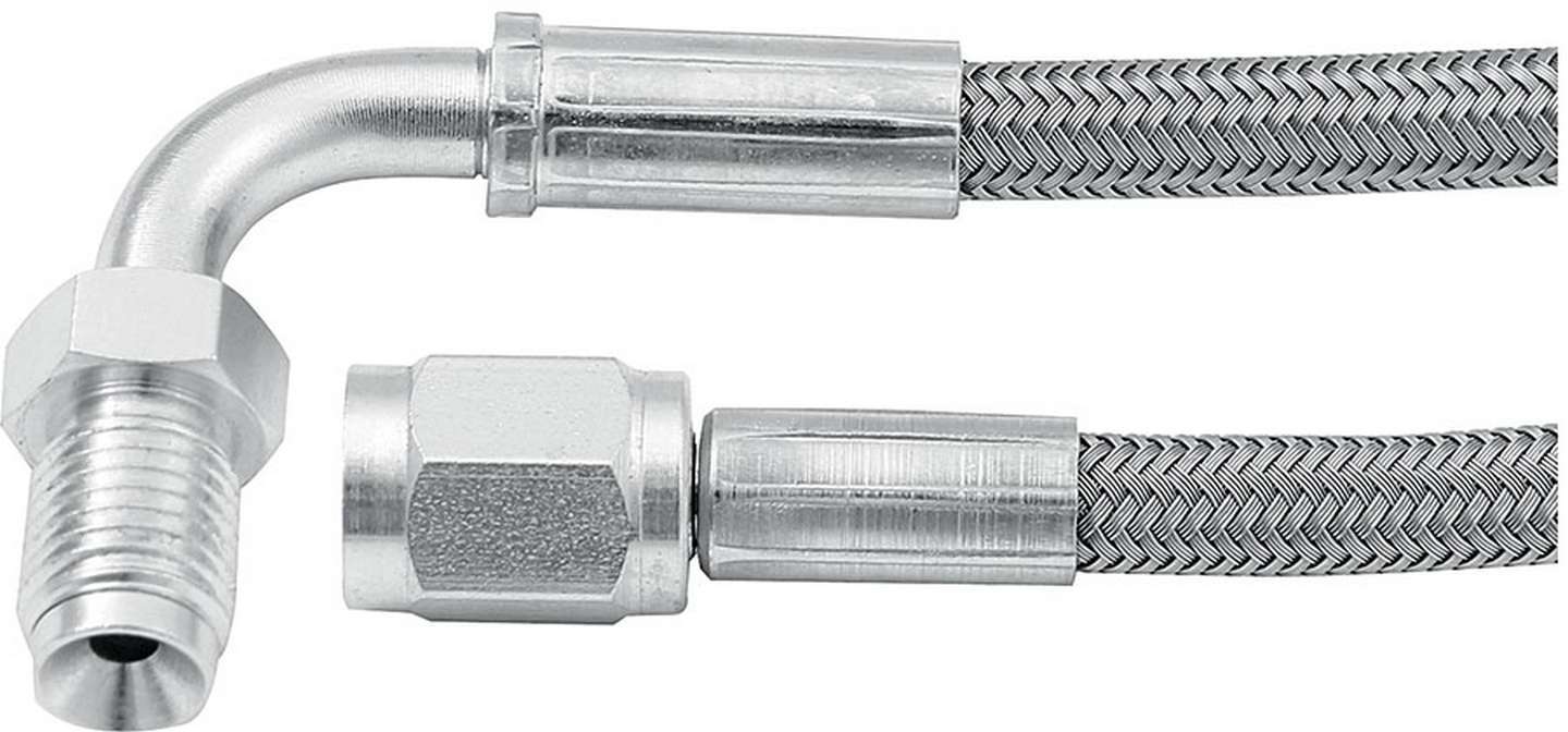 Allstar Performance 48in #3 Line -3 Str/90 Deg 3/8-24 Inv Flr ALL46332-48