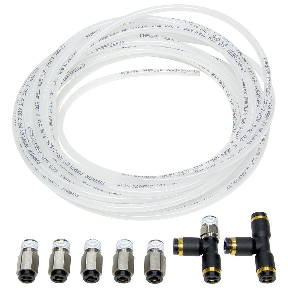 Allstar Performance Nylon Brake Line Kit for use w/o Gauges ALL48018