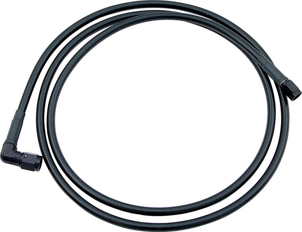 Allstar Performance Coated Braided Line 24in #4 Hose -4 90 Deg/-4 Str ALL48404