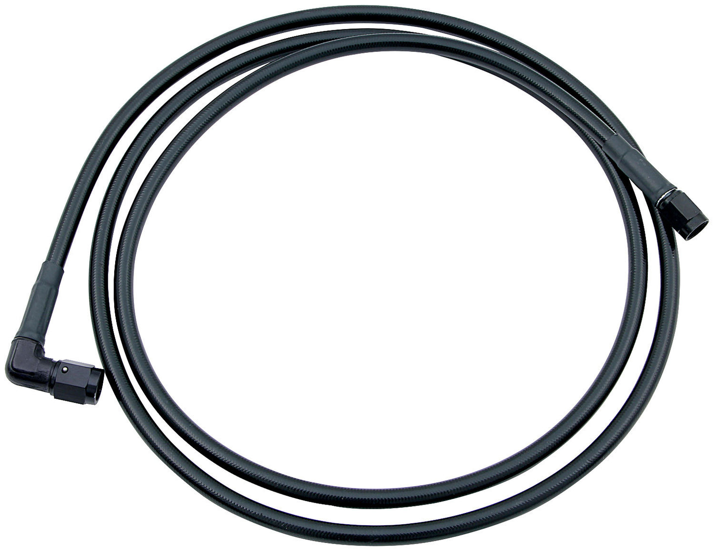 Allstar Performance Coated Braided Line 48in #4 Hose -4 Str/-4 90 Deg ALL48408