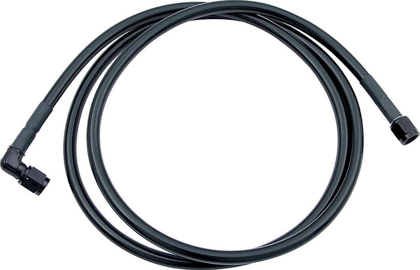 Allstar Performance Coated Braided Line 24in #3 Hose -3 90 Deg/-3 Str ALL48419
