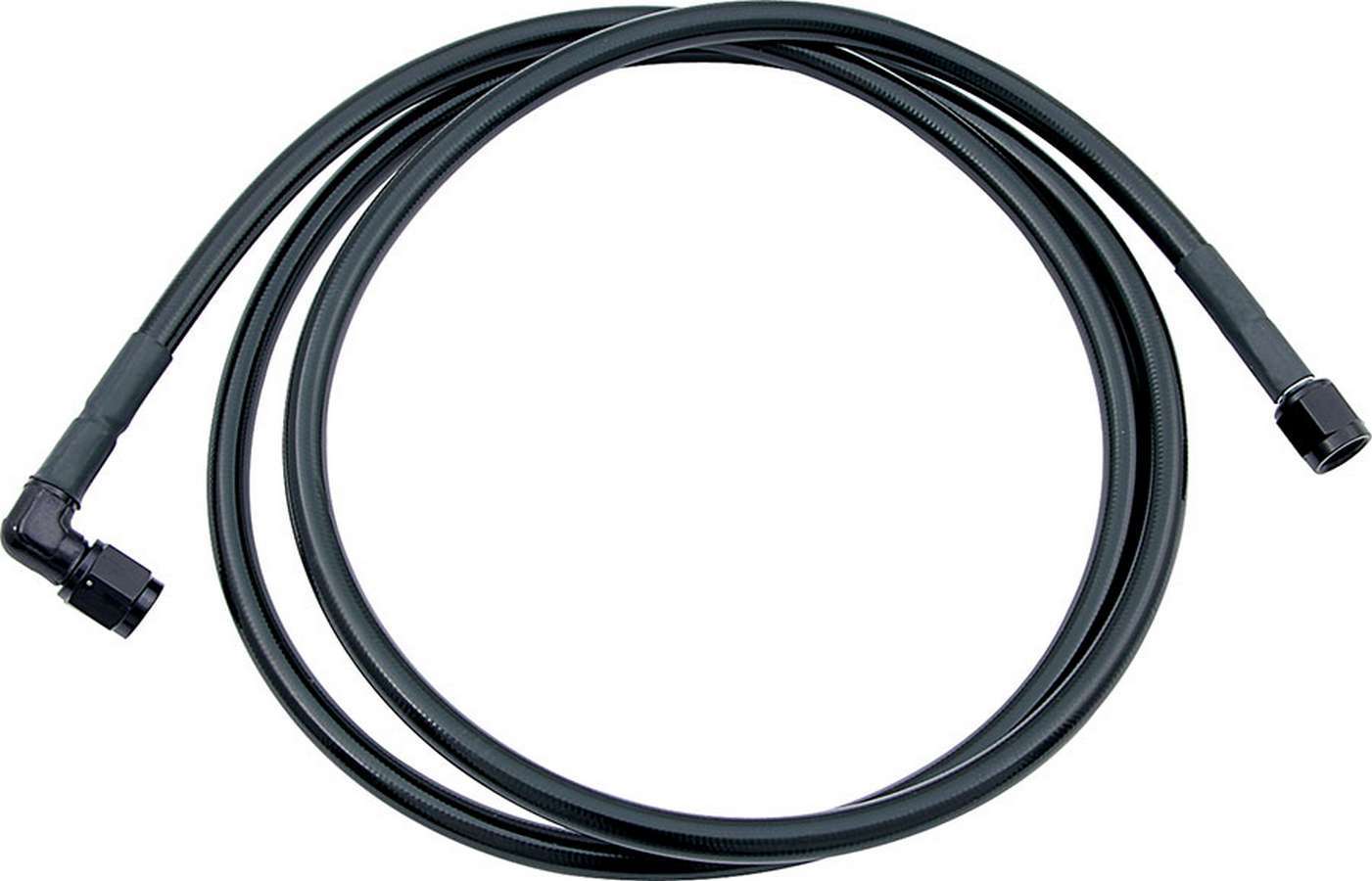 Allstar Performance Coated Braided Line 30in #3 Hose -3 90 Deg/-3 Str ALL48420