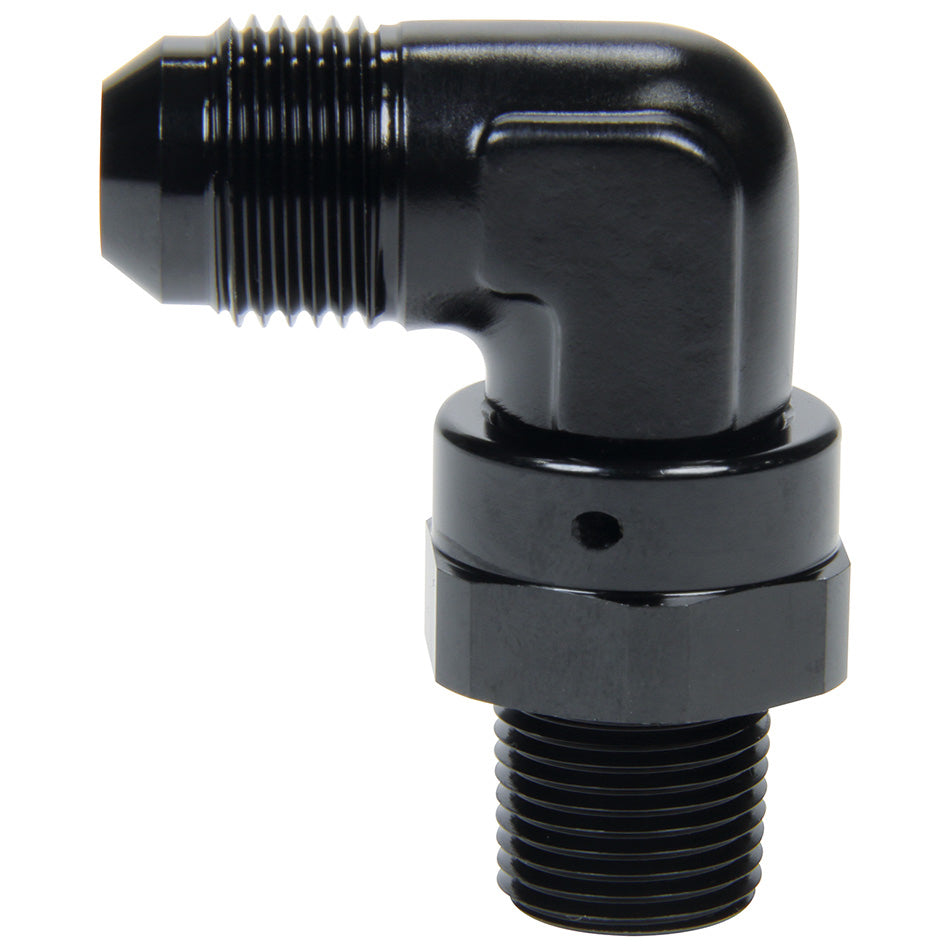 Allstar Performance AN To NPT Swivel 90 Deg -6 x 1/4in ALL49588