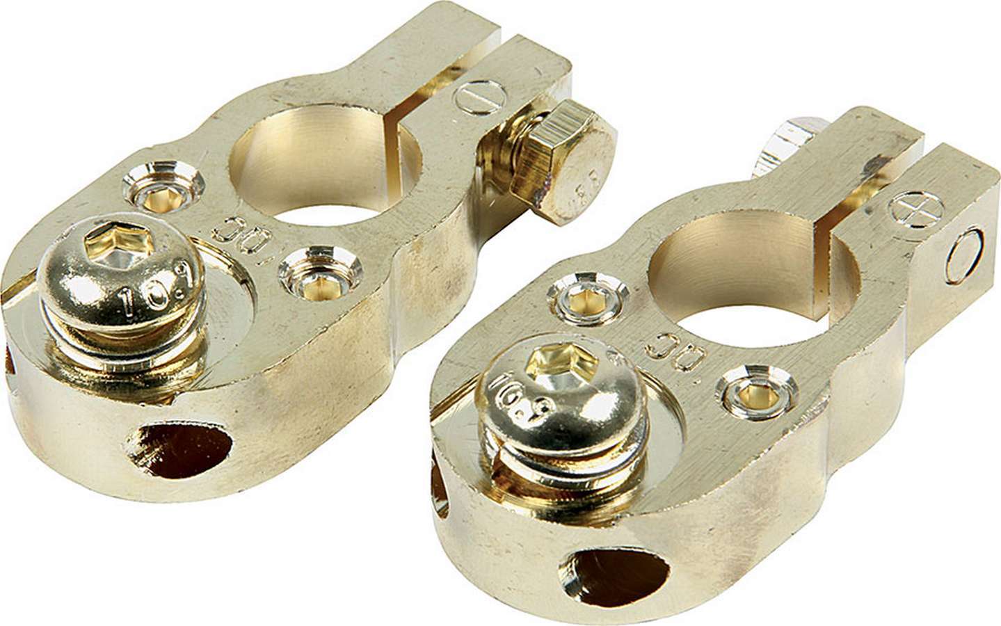 Allstar Performance Gold Top Post Terminal 1pr ALL76120