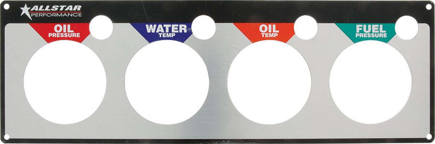 Allstar Performance Repl 4 Gauge Panel OP/WT/OT/FP ALL80128