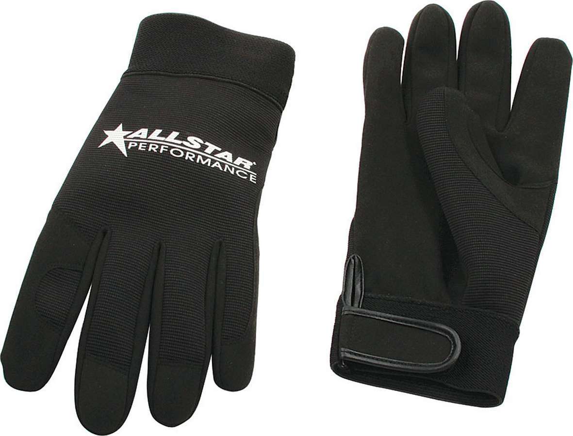 Allstar Performance Allstar Gloves Blk Lg Crew Gloves ALL99941