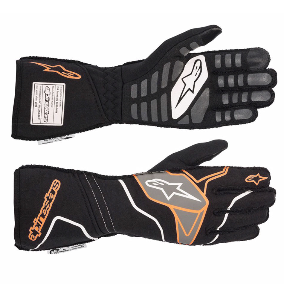 Alpinestars Tech-1 ZX Glove X-Large Black / Fluo Orange ALP3550320-156-XL