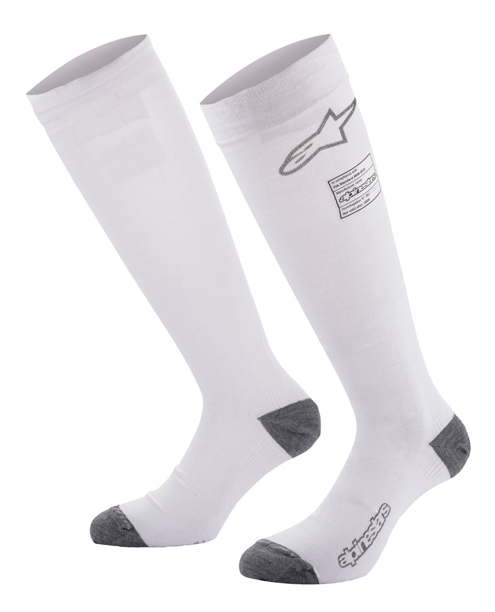 Alpinestars Socks ZX Evo V3 White Large ALP4704321-20-L