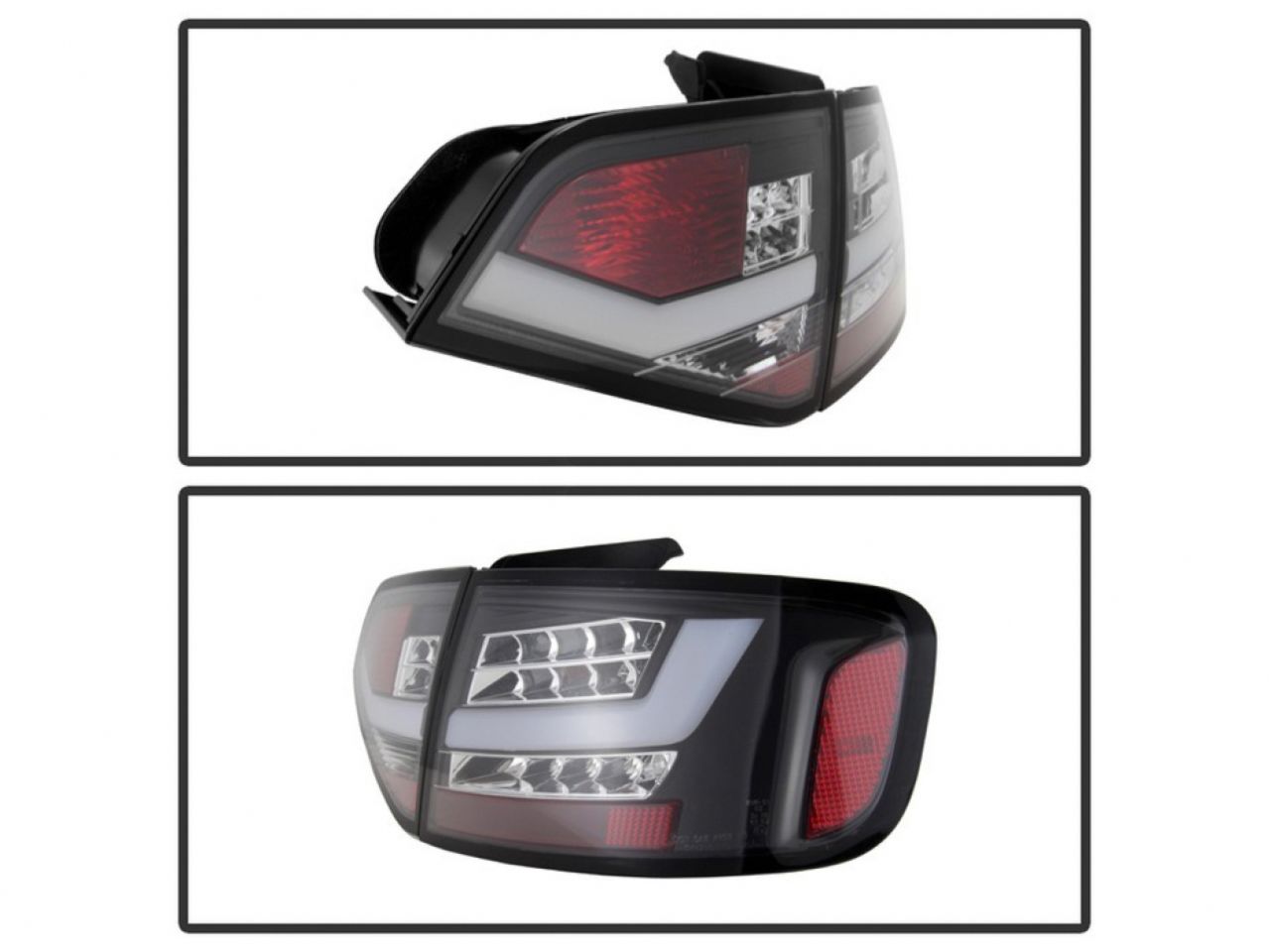 Spyder Audi A4 09-12 4Dr LED Tail Lights - Incandescent Model Only